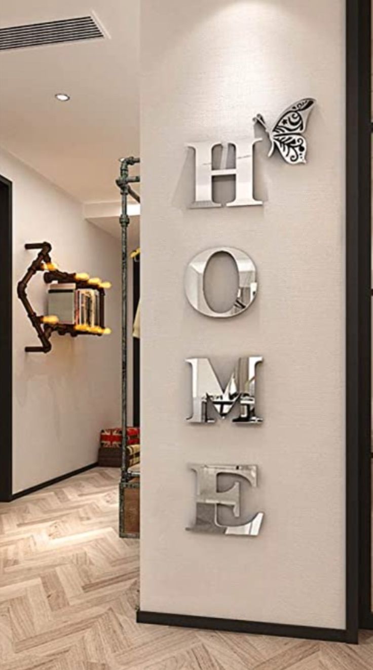 Home Sign Acrylic Mirror