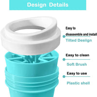 Dog Paw Cleaner Washing Cup