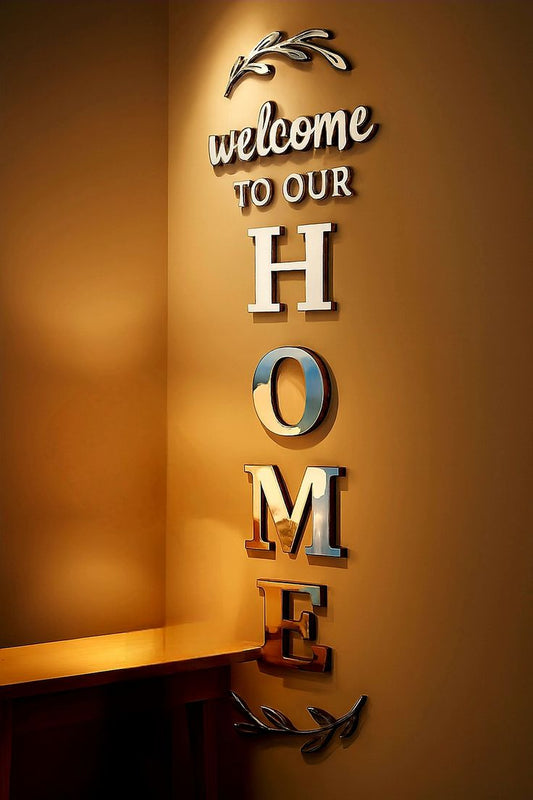 Home Sign Acrylic Mirror