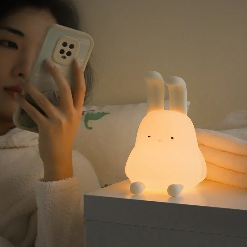 Cute Rabbit Mood Light Dimmable